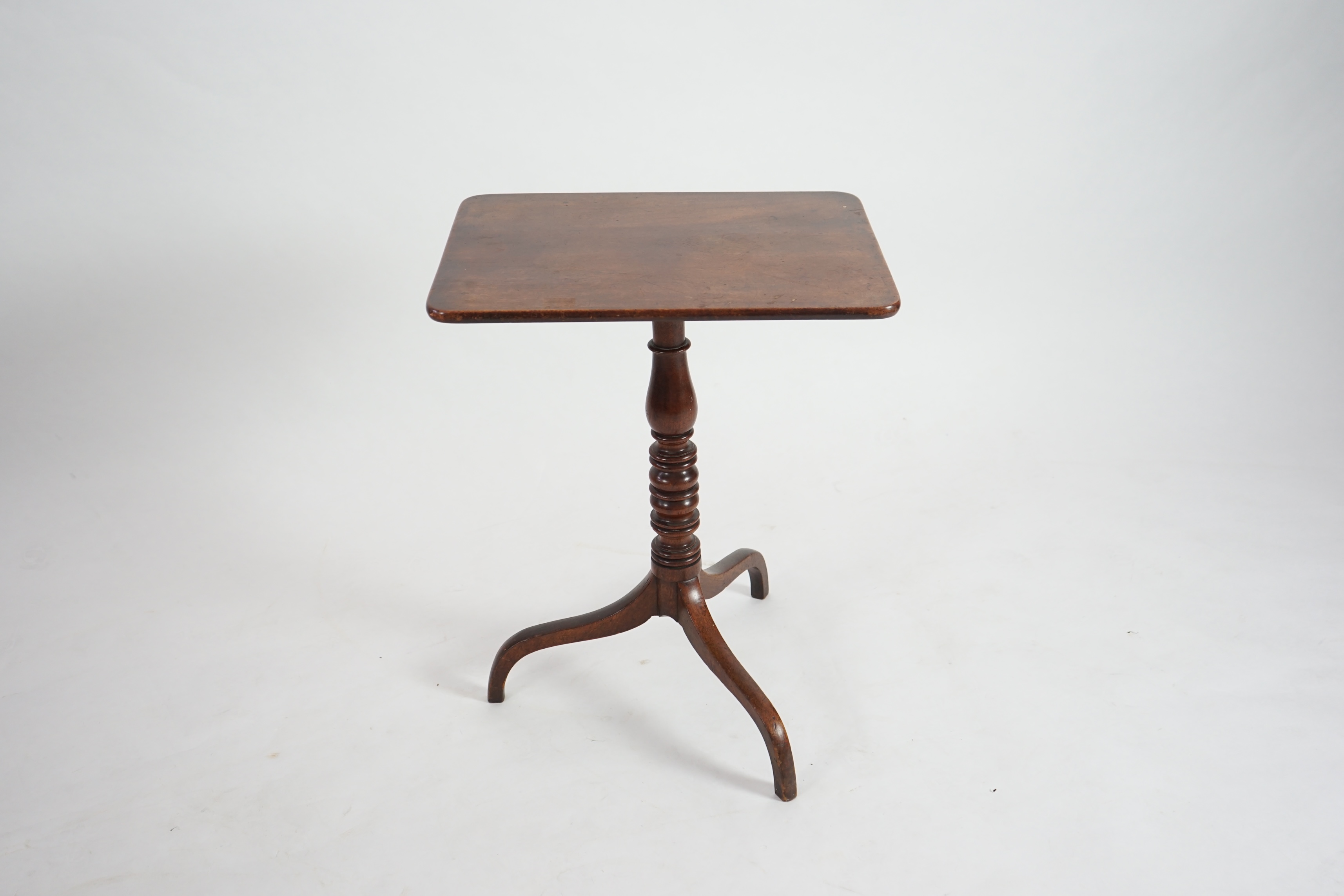 A Regency mahogany tilt top occasional table